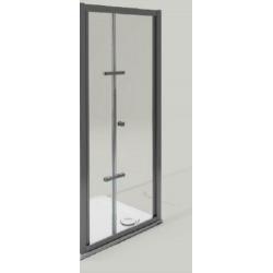 Douche nisdeur vouwdeur 76 c.m. (72 - 77 c.m.) 190 cm hoog