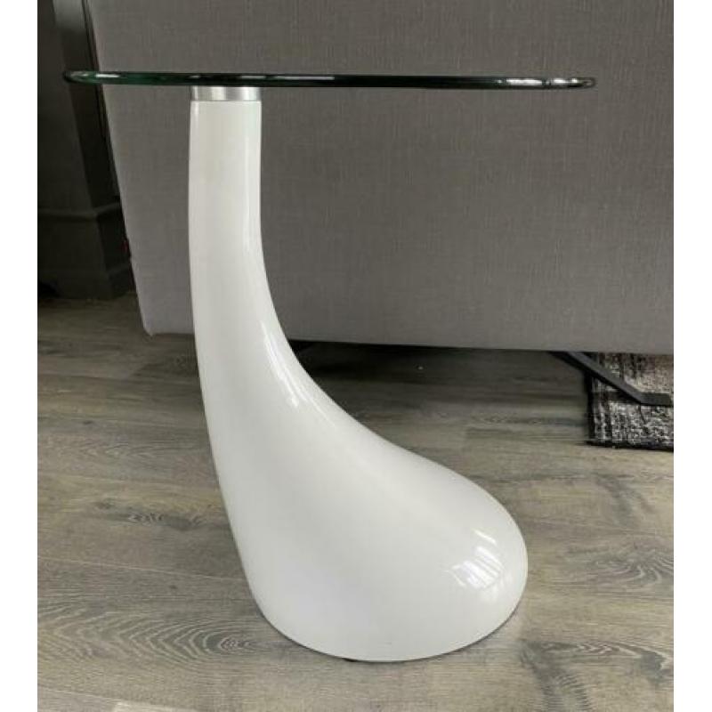 VidaXL salontafel druppel wit