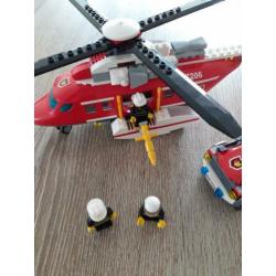 Lego city Fire helikopter/Brandweerhelikopter 7206