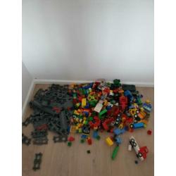 Duplo elektrische treinen 2x, brandweer, tractoren, quads, r