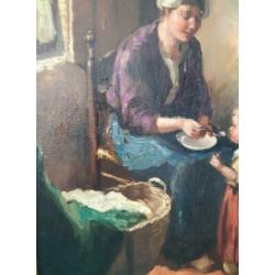 H. Endlich (20ste eeuw) - Olieverf op doek - 1950