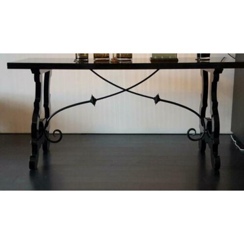Van Roon Living eettafel Eric Kusters style zwart hoogglans