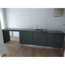 Moderne designkeuken met Koffieapparaat Siemens en Afzuiging