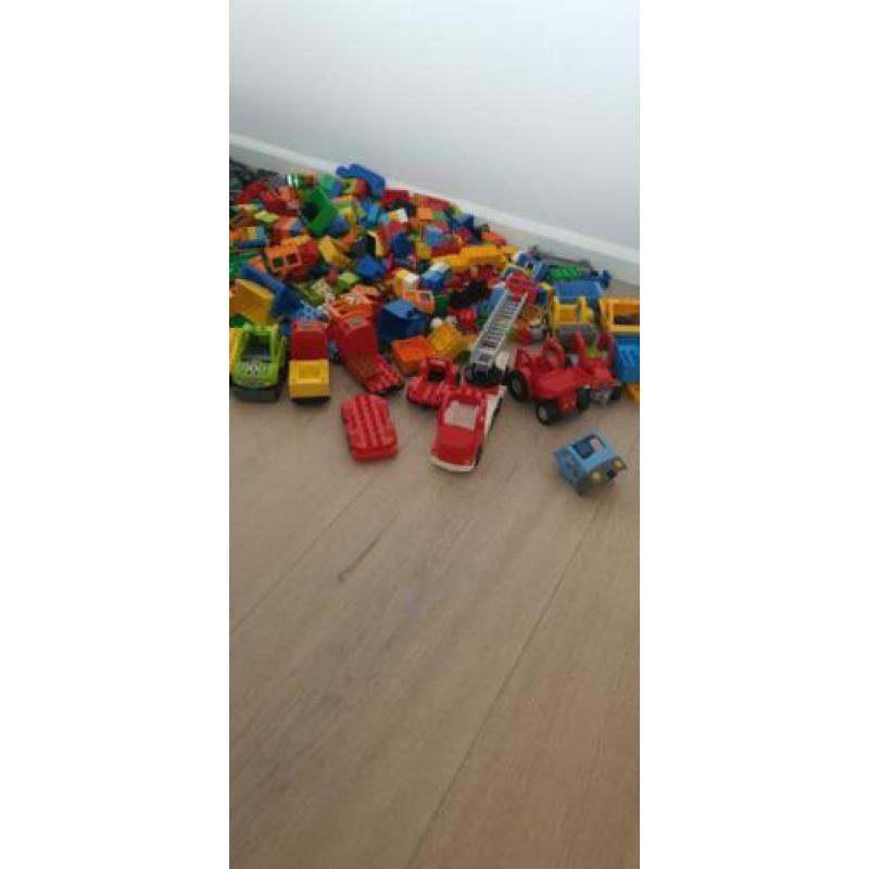 Duplo elektrische treinen 2x, brandweer, tractoren, quads, r