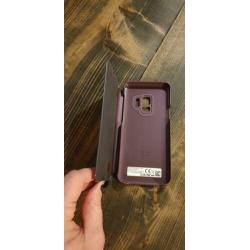 Clear view cover Samsung Galaxy S9 paars