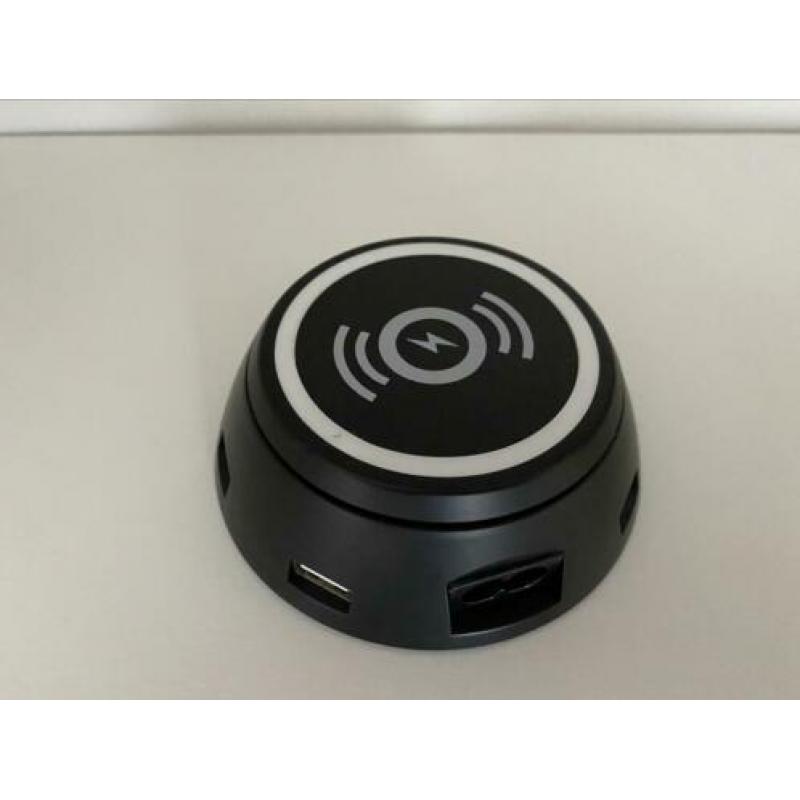 Universele draadloze oplader met USB aansluiting