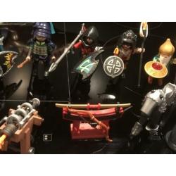 Playmobil krijgers en ridders 2 complete sets!!