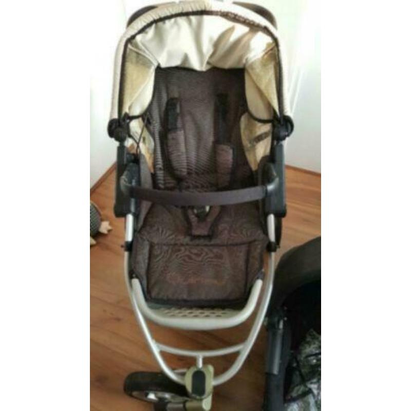 complete kinderwagen quinny speedi + reiswieg en maxi cosi