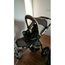 complete kinderwagen quinny speedi + reiswieg en maxi cosi