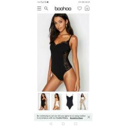 Zwarte Body maat S nieuw