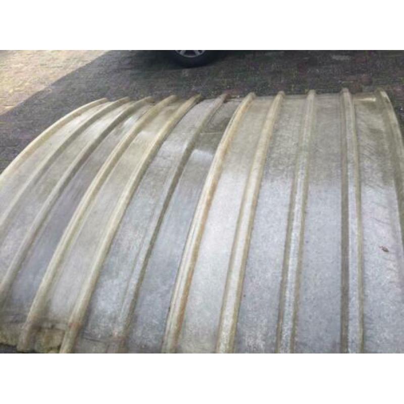 Lichtkoepel platen / Polyester platen gebruikt