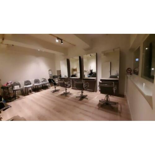 Kapsalon inrichting = 3 stuks Kaptafel Simple met spiegel