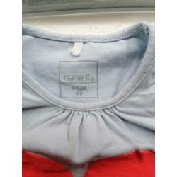 Name it t-shirt shirt korte mouw meisje zomer maat 80