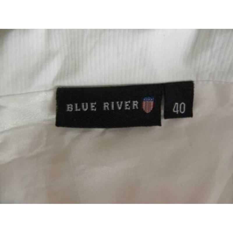 Wit katoenen rok BLUE RIVER COLLEGE STYLE 40 M nieuwstaat