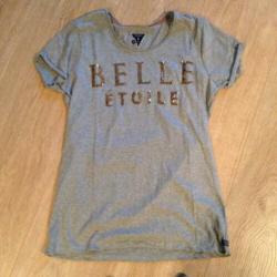 Nieuw shirt belle etoile print mt 42/44 (b.36)
