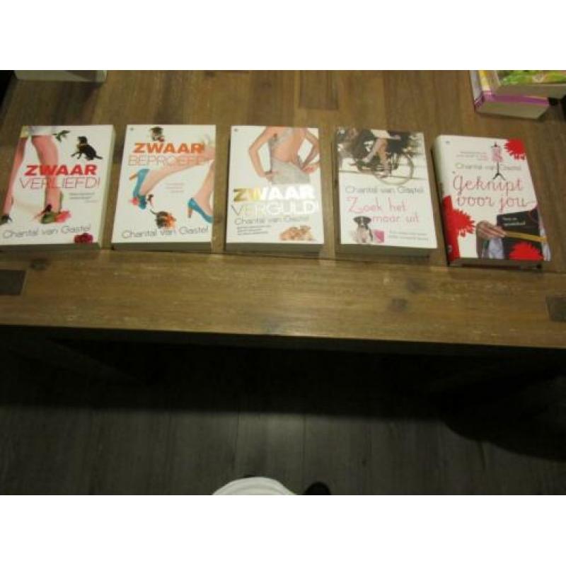 5x Chantal van Gastel Zwaar trilogie zoek uit geknipt samen