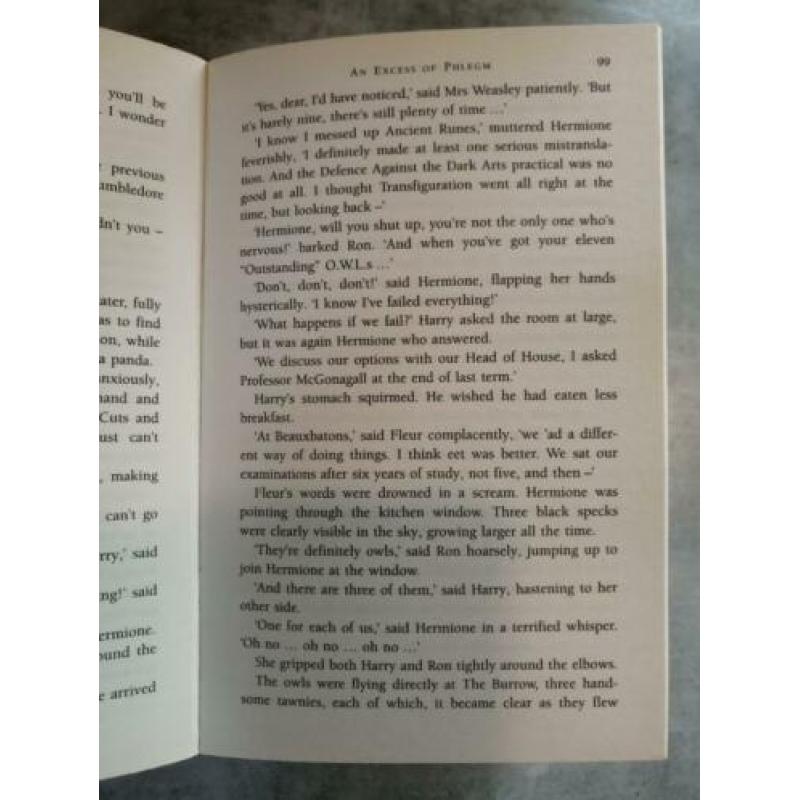 Misprint, first edition Harry Potter and the half-blood