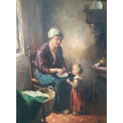H. Endlich (20ste eeuw) - Olieverf op doek - 1950