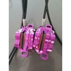 Hope Tech3 E4 set paars nieuw!