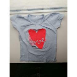 Name it t-shirt shirt korte mouw meisje zomer maat 80