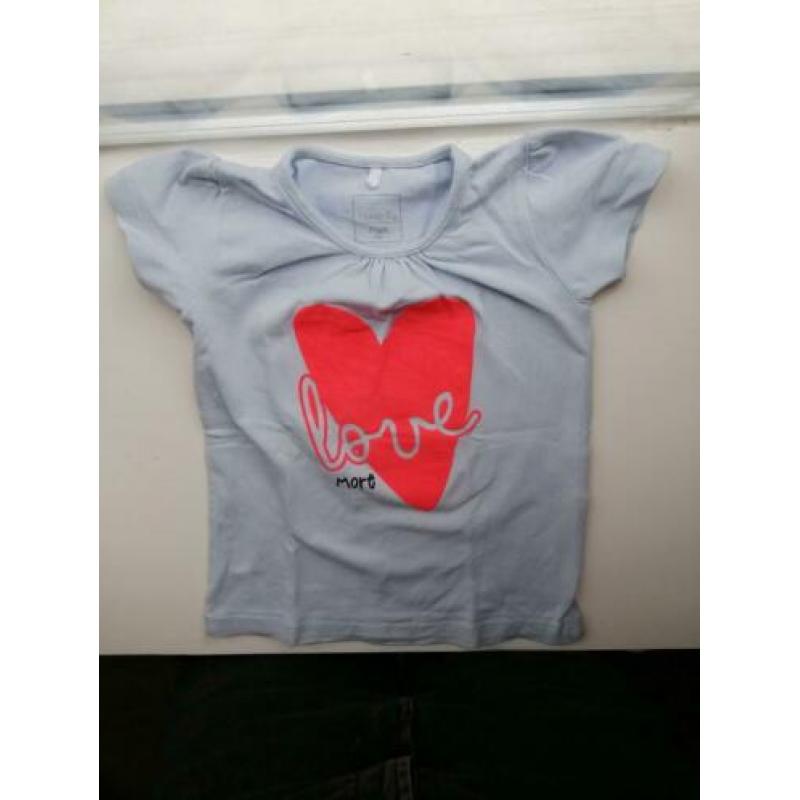 Name it t-shirt shirt korte mouw meisje zomer maat 80