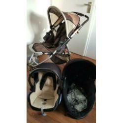 complete kinderwagen quinny speedi + reiswieg en maxi cosi