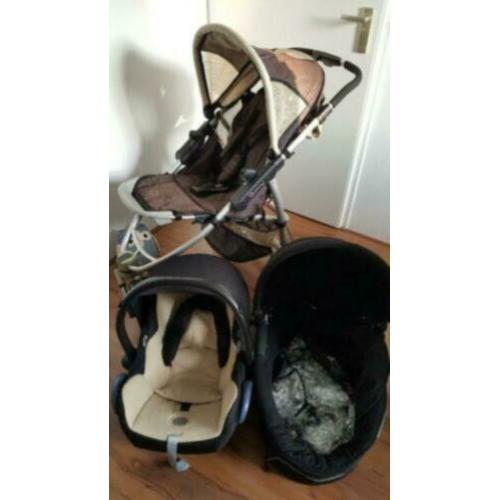 complete kinderwagen quinny speedi + reiswieg en maxi cosi
