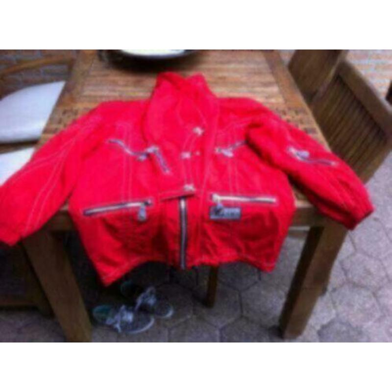 Dames ski jack Sports Wear maat 40 kleur rood.