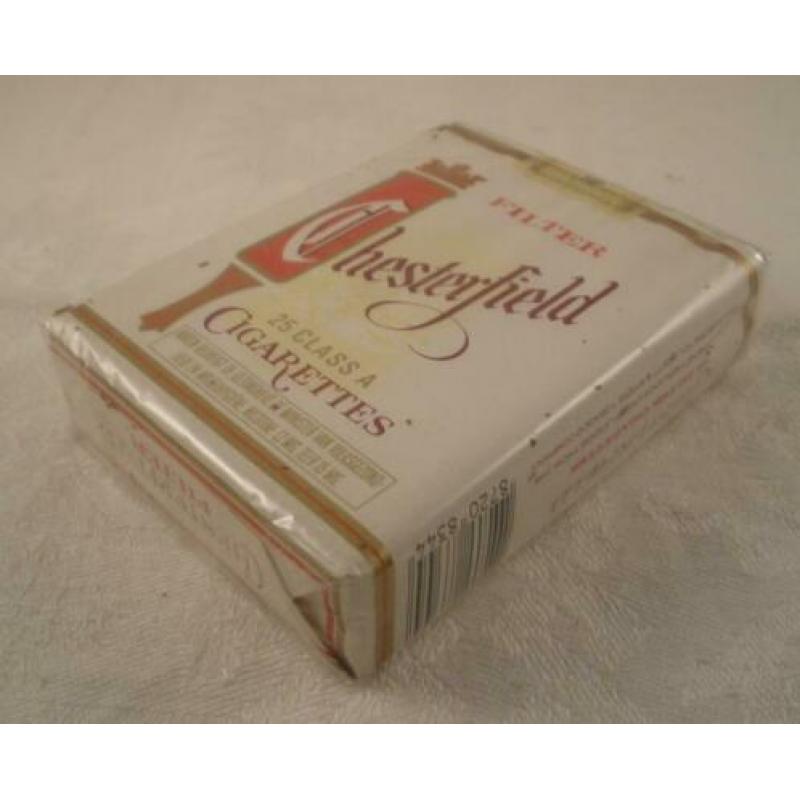 Oud pakje filter sigaretten Chesterfield / GERESERVEERD
