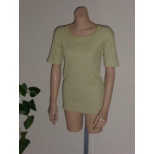 Cotton nieuw groen shirt mt. L