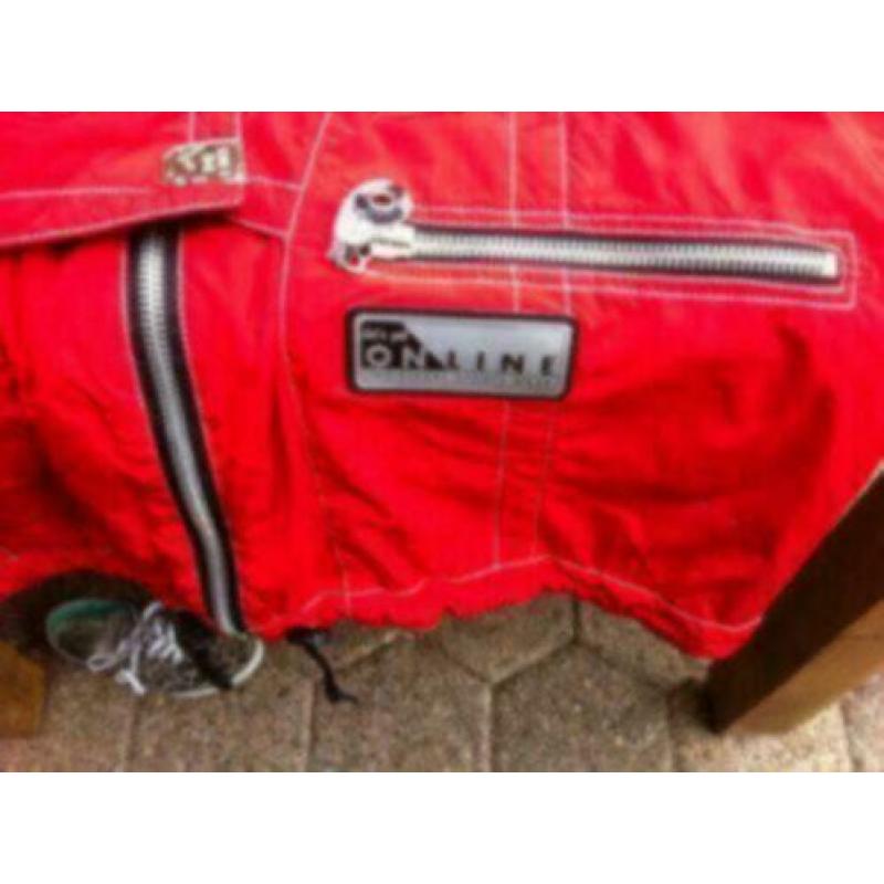 Dames ski jack Sports Wear maat 40 kleur rood.