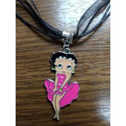 Ketting - oorbellen set - Betty Boop / 1