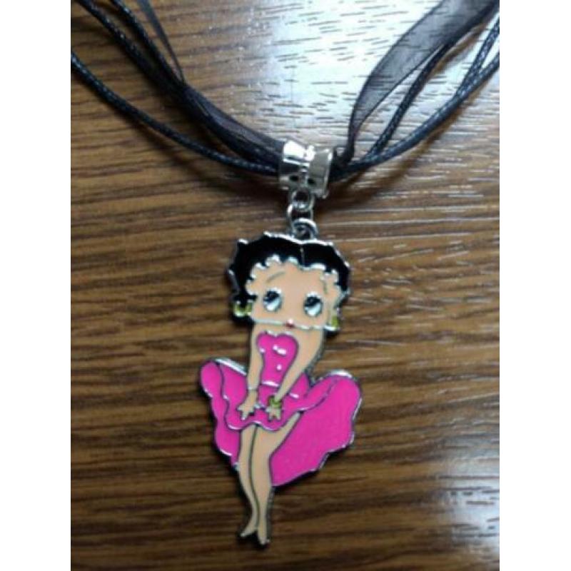 Ketting - oorbellen set - Betty Boop / 1