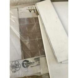 Imola badkamer tegels mat wit 20x20 op 1 tegel na 2m2