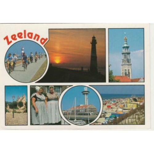 ZEELAND Partij 9 Verschillende Ansichtkaarten (Serie 1)
