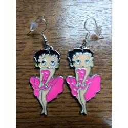 Ketting - oorbellen set - Betty Boop / 1