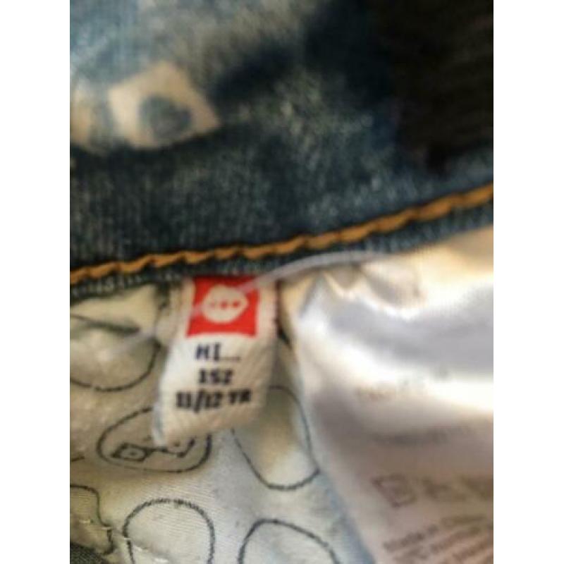 Stoere spijkerbroek skinny meiden maat 152 Trumble en dry