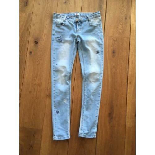 Stoere spijkerbroek skinny meiden maat 152 Trumble en dry