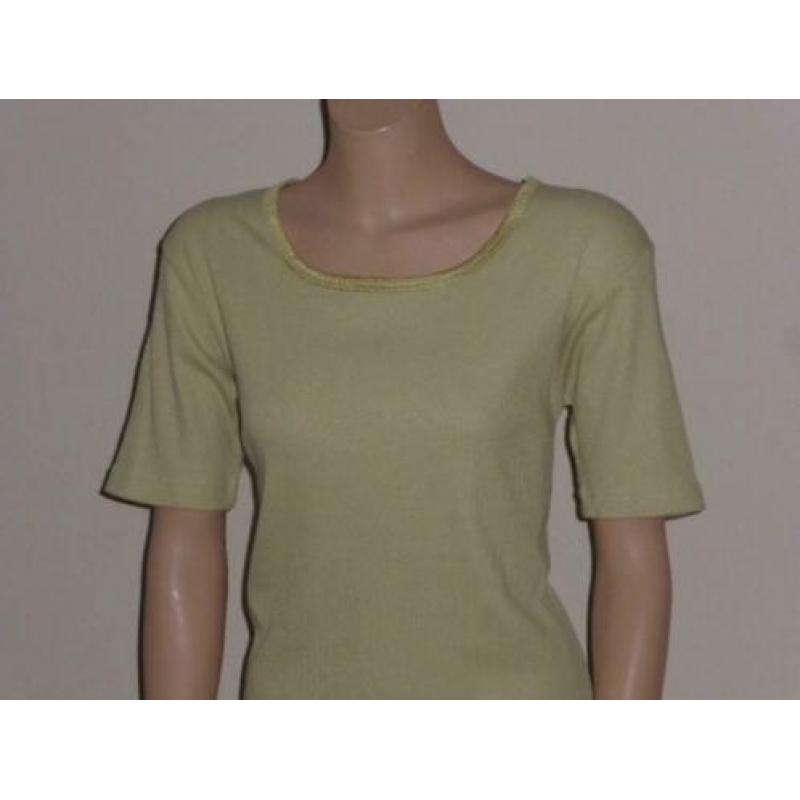 Cotton nieuw groen shirt mt. L