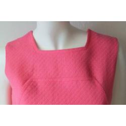 *VINTAGE* roze 60s jurk, maat 38