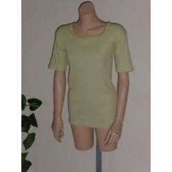 Cotton nieuw groen shirt mt. L