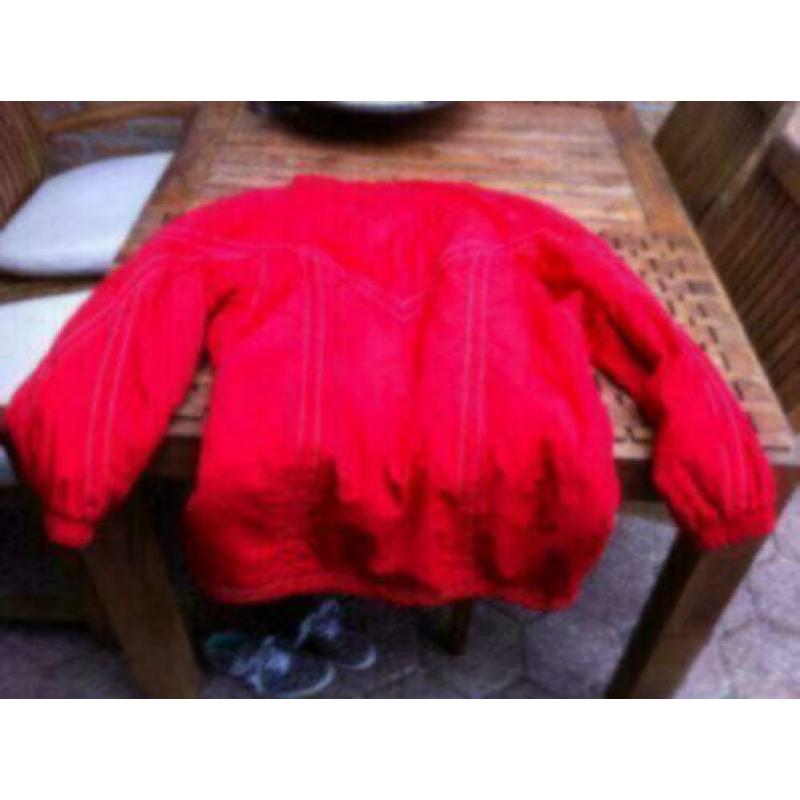 Dames ski jack Sports Wear maat 40 kleur rood.