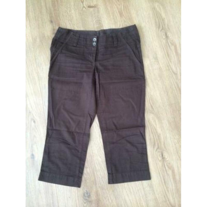 Driekwart broek Benetton bruin