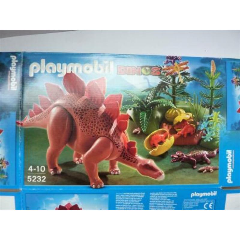 Dino Stegosaurus met broedplaats, Kaaiman 5232 Playmobil
