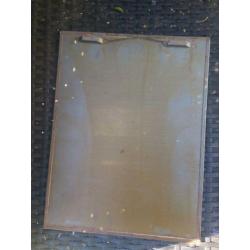 2 stuks metalen vintage reclame bordjes