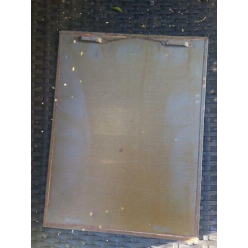 2 stuks metalen vintage reclame bordjes