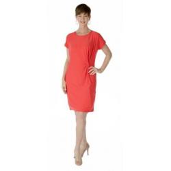 Colletta - NIEUW / prachtige jurk met kaartjes roze / maat S