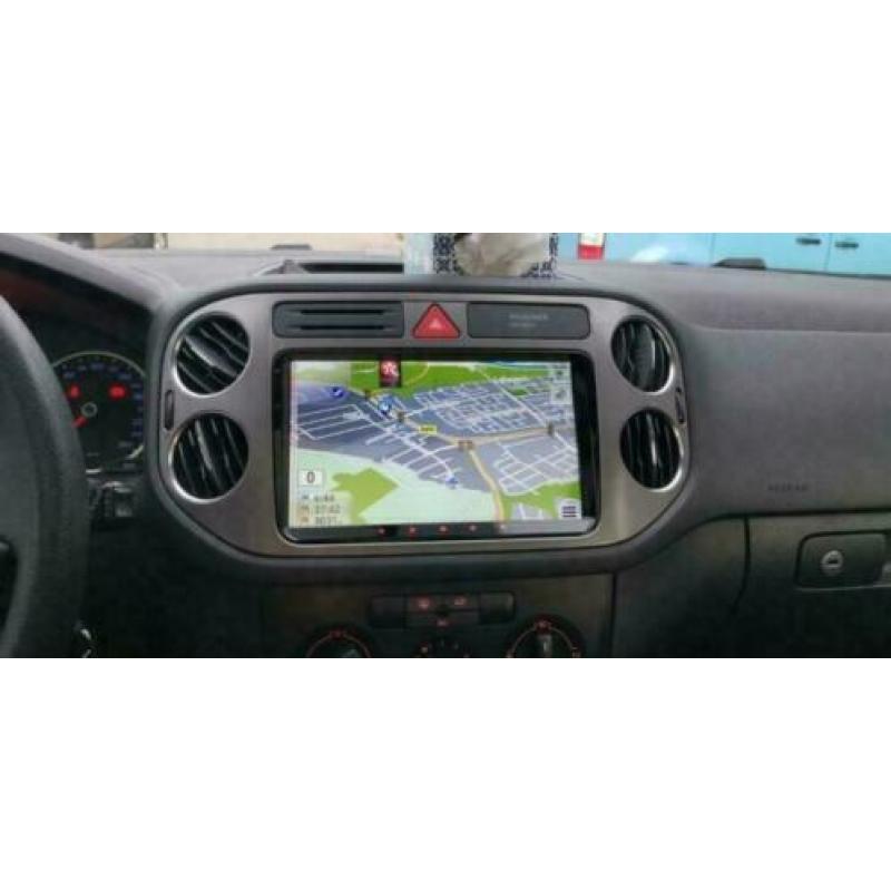 VW Tiguan Caddy Beetle navigatie android 10 wifi dab+ carkit