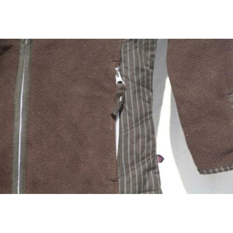 Stoere donkerbruine wiinterjas.Mt 140.Merk Nilsson