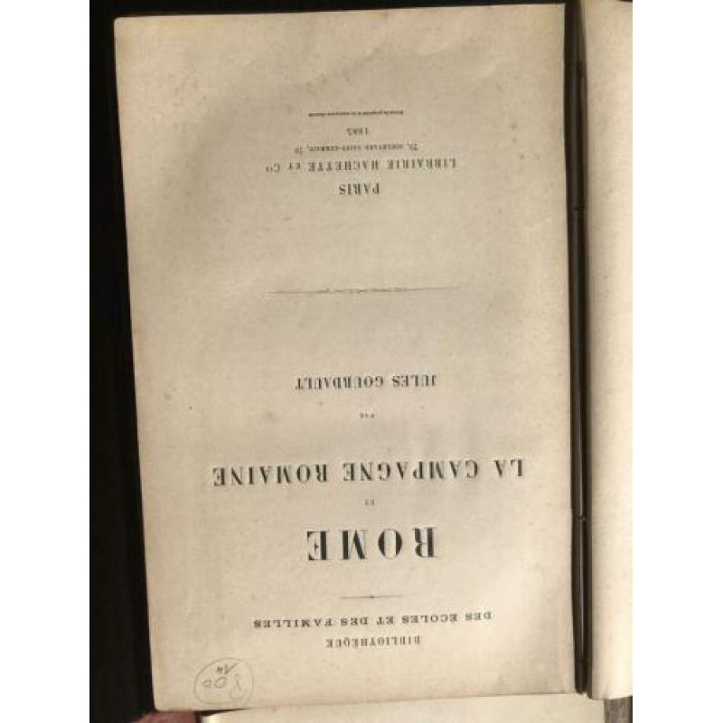 Oud boek Rome
